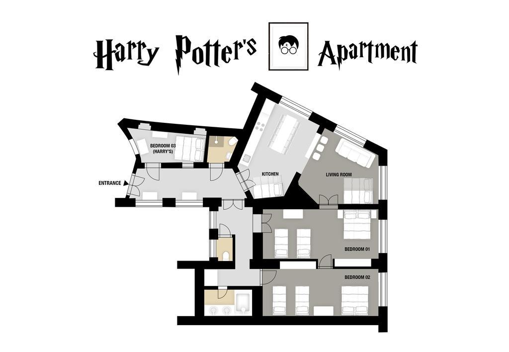Amazing Harry Potter'S Apt. At Old Town Прага Екстер'єр фото